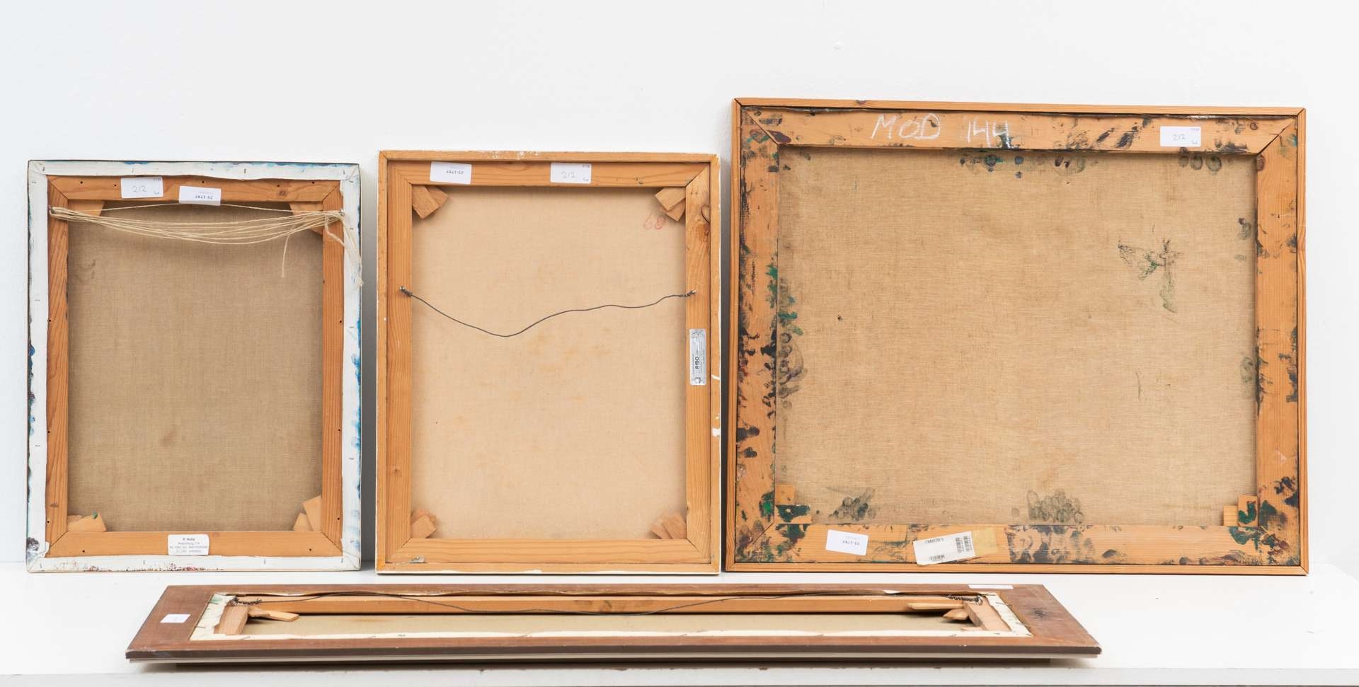 Artwork by Louki van der Veen, Zonder titel, Made of oil on canvas