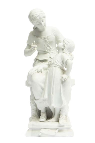 フランス彫刻家オーギュスト・モロー「 LA GRANDE SOEUR Auguste Moreau | 'La Grande Soeur' | MutualArt