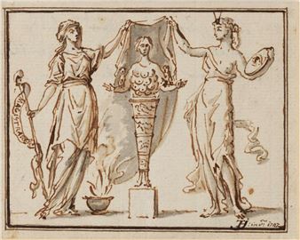 Allegorische figuren - Tako Hajo Jelgersma