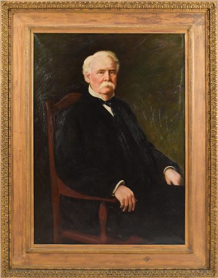 GEORGE H. HUGHES PORTRAIT OF A GENTLEMAN - George H. Hughes