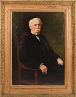 GEORGE H. HUGHES PORTRAIT OF A GENTLEMAN - George H. Hughes