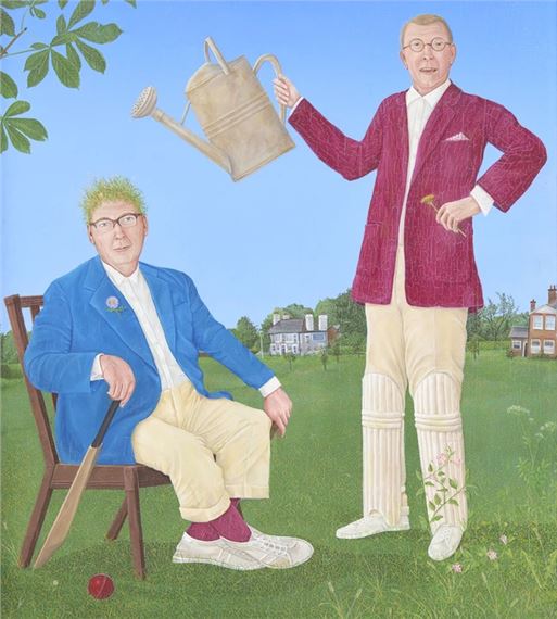 The Cricketers (Out to Grass by James Grainger, 1983