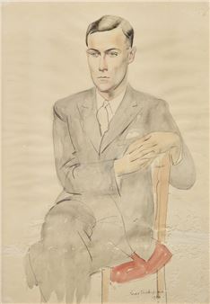 Portrait of a seated man - Percy Shakespeare