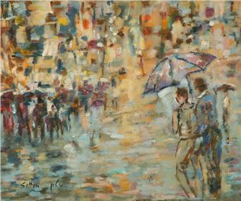 Figures in the Rain - Haim Sitton