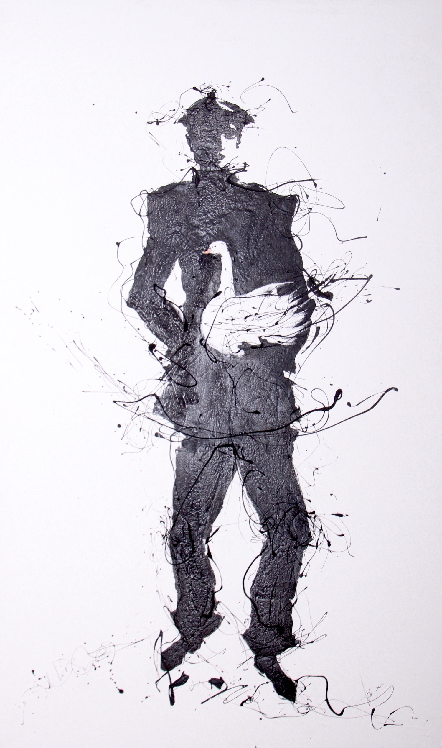Abe Opperman | MAN AND SWAN | MutualArt