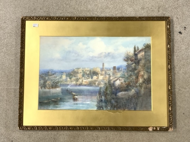 Artwork by Milicent S. Grose, ROME FROM THE AVENTINE, Made of Watercolour