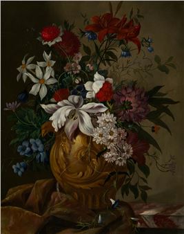 Reiches Blumenstillleben - Franz Xaver Pieler