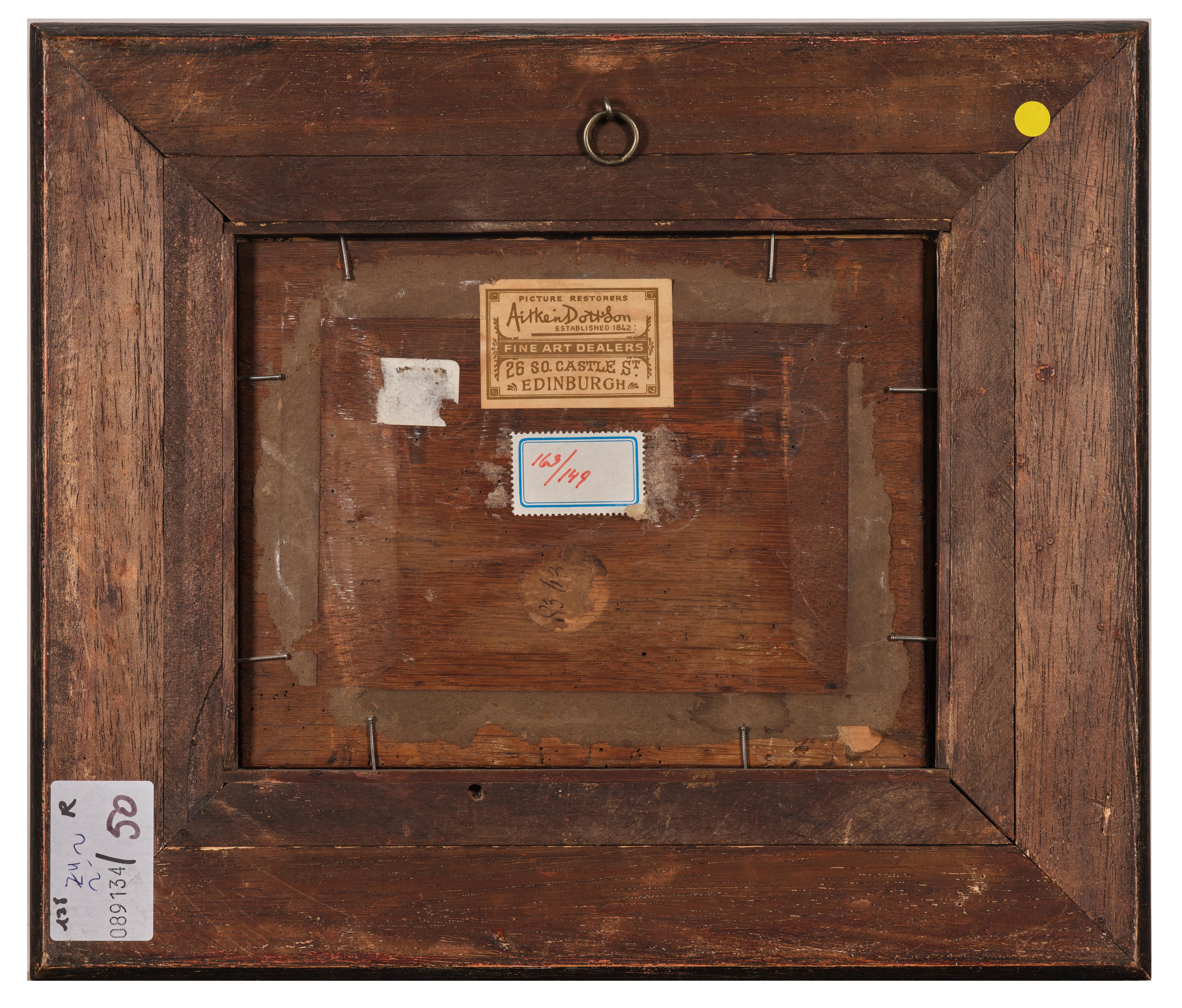 Artwork by Pieter Geerard Sjamaar, Kartenspieler bzw. Gesellschaft bei Kerzenschein, Made of oil on wood