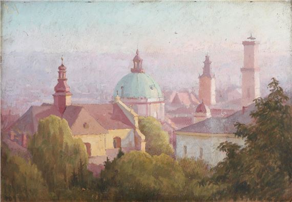 Panorama Lwowa - Kazimierz Lotocki