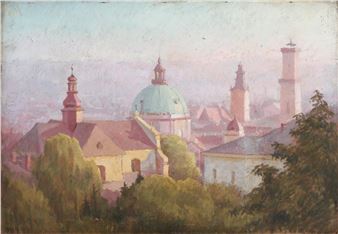 Panorama Lwowa - Kazimierz Lotocki