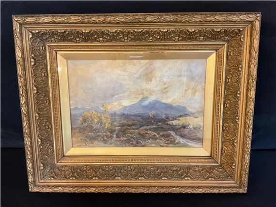 Goatfell from the Old Road of Lamlash - James Scott Kinnear