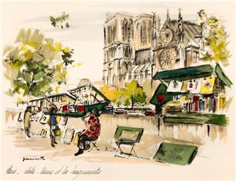 Paris Notre Dame et les Bouquinistes - Janicotte