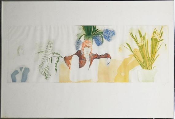 OSSIE, GERVASE AND ERIS FROM INVITATION TO A VOYAGE by Patrick Procktor, 1969-1970