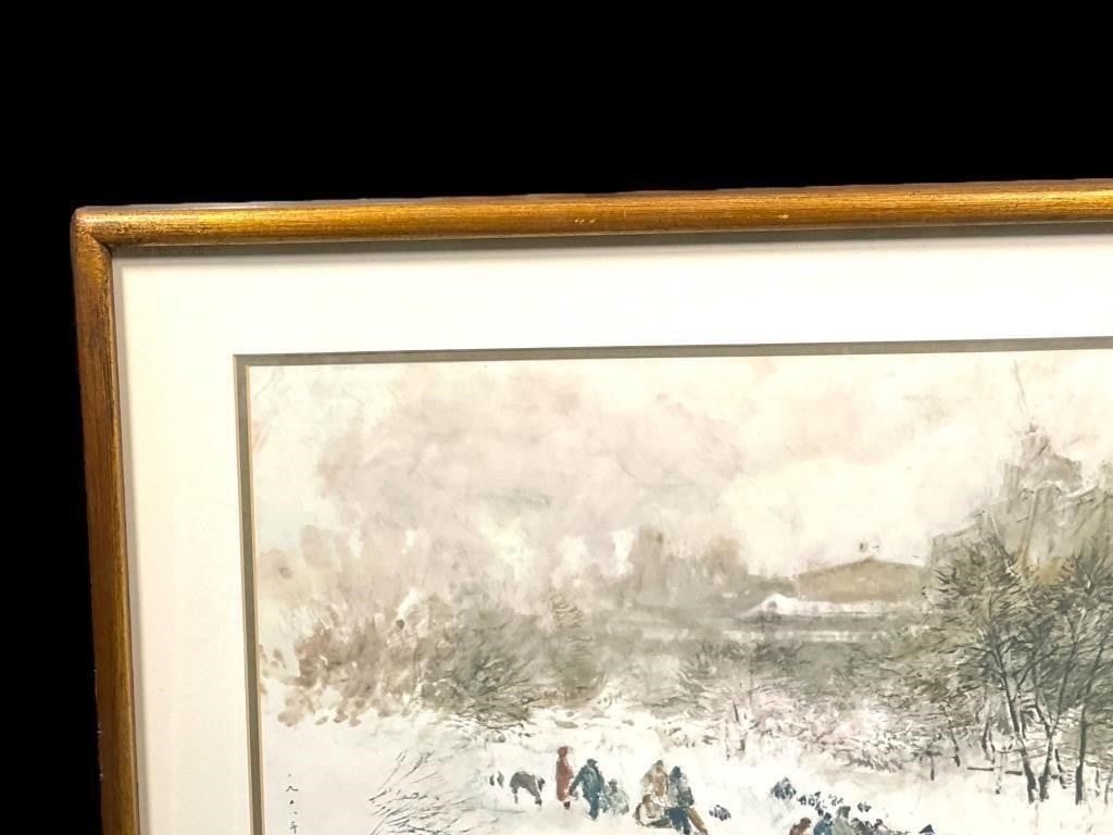 Chen Chi | Watercolor print (1958) | MutualArt
