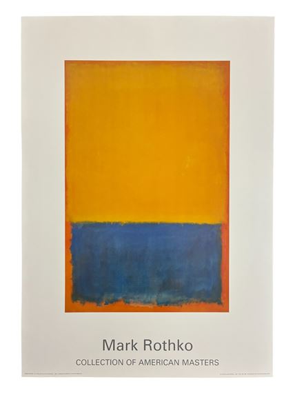 Yellow, Blue on Orange by Mark Rothko, 1997