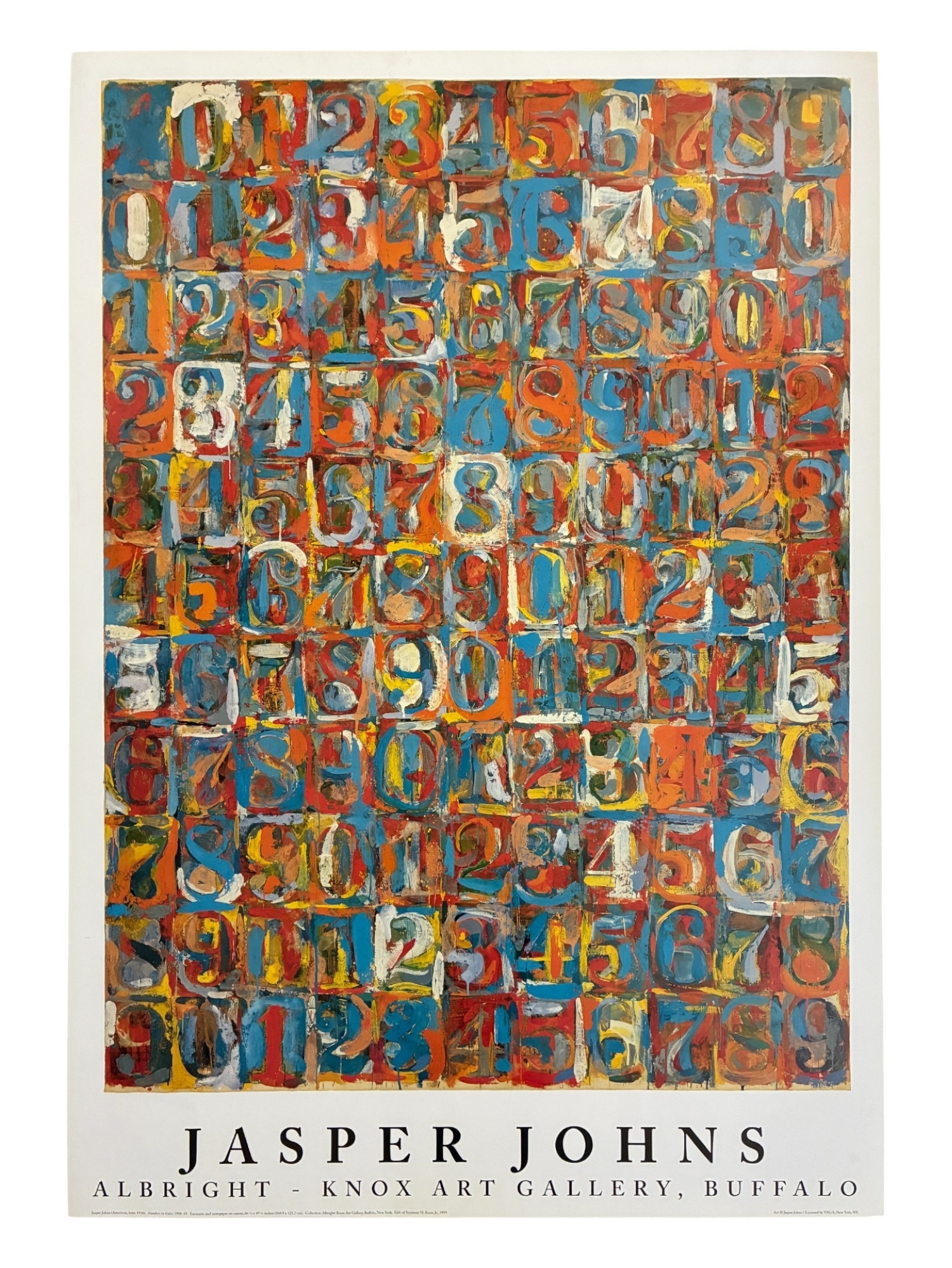 Jasper Johns | Numbers in Colour | MutualArt