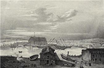 Military Post, Sackett's Harbor - Jacques-Gerard Milbert