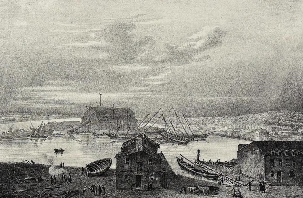 Artwork by Jacques-Gerard Milbert, Military Post, Sackett's Harbor, Made of Lithograph