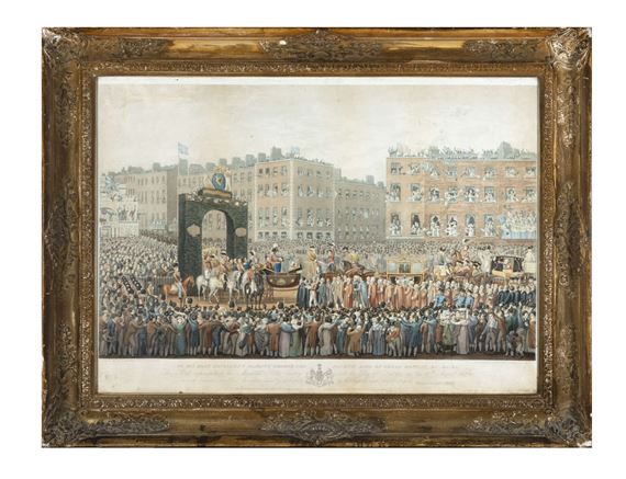Joseph Patrick Haverty | The Entry of King George IV into Dublin (1821 ...