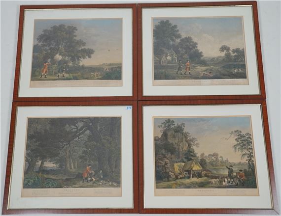 George Stubbs | Shooting, Plate I-IV (1770 - 1771) | MutualArt