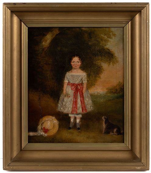 PORTRAIT OF A CHILD by American School, 19th Century, Mid 19th century
