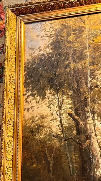 Artwork by L. Robin, The path, Made of Oil On Canvas