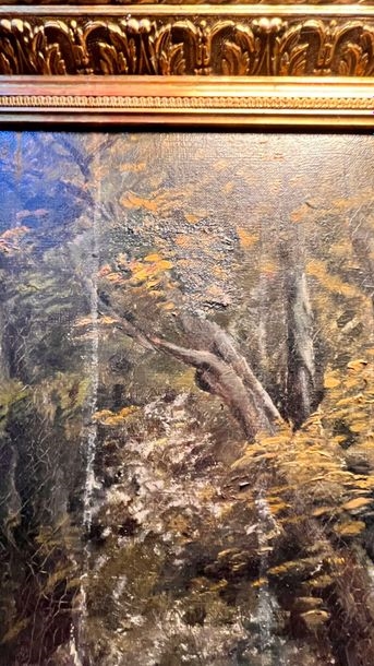 Artwork by L. Robin, The path, Made of Oil On Canvas