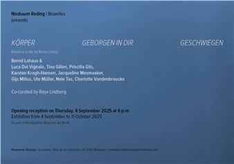 Körper Geborgen In Dir Geschwiegen - Nosbaum Reding, Brussels