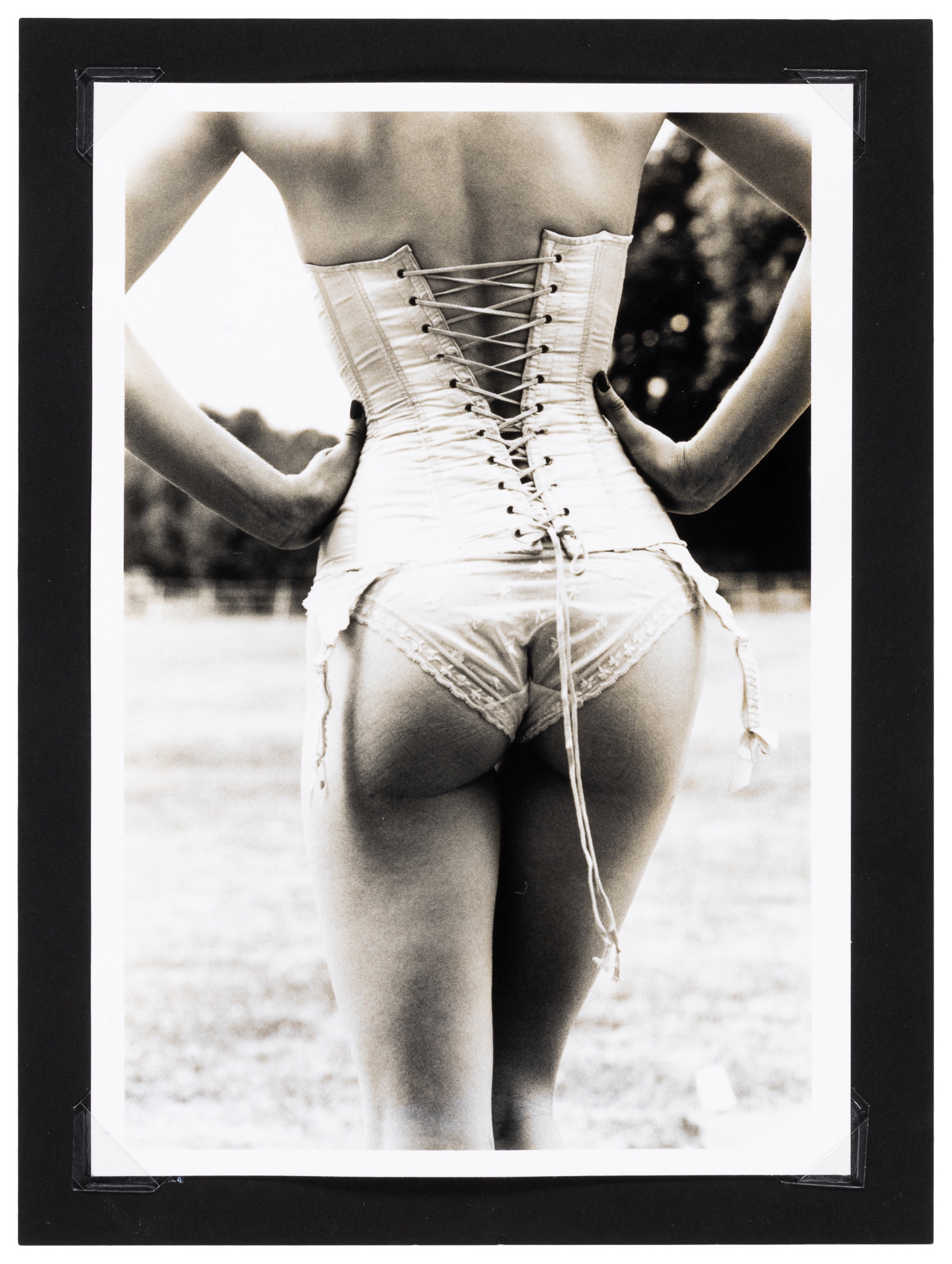 Artwork by Ellen von Unwerth, Revenge, Made of black and white photographs