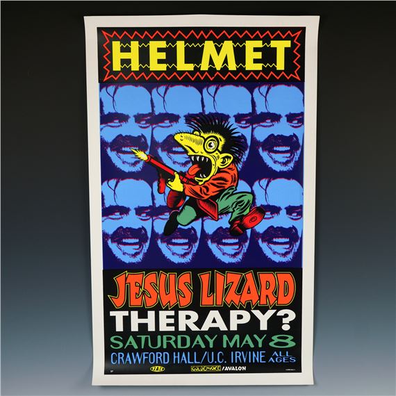 Frank Kozik | Concert poster for the band Dick Dale (1995) | MutualArt