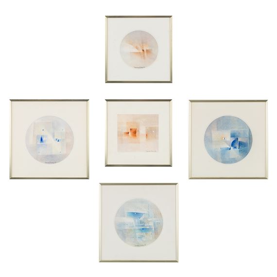 Jean-marie Butaye | Five Abstract Compositions (1983) | MutualArt