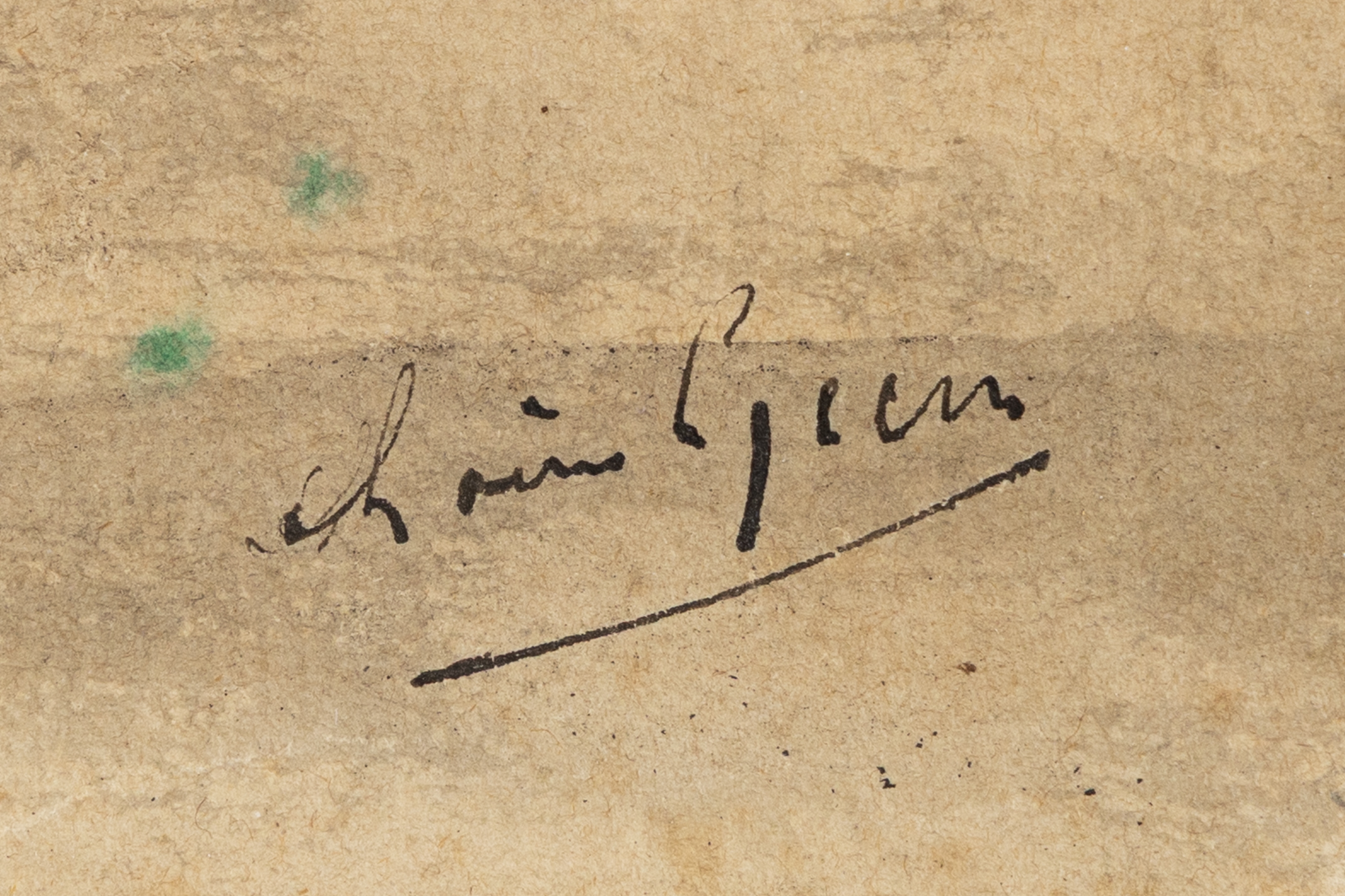 Artwork by Louis Geens, La Réunion des Chefs de Corps de la Garde Civique de Gand, Made of Watercolour And Ink On Paper