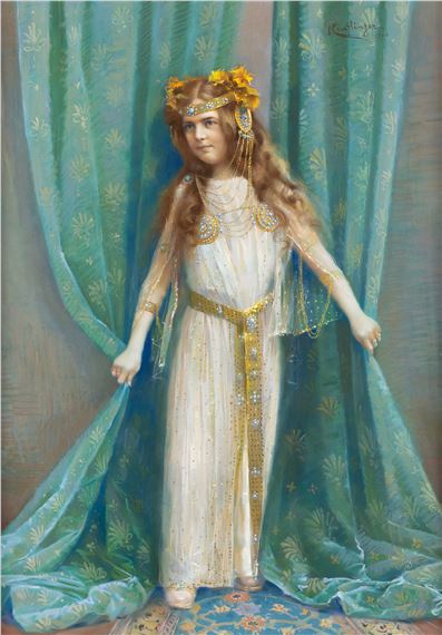 Die kleine Königin by Jakob Heinrich Reutlinger, 1900?