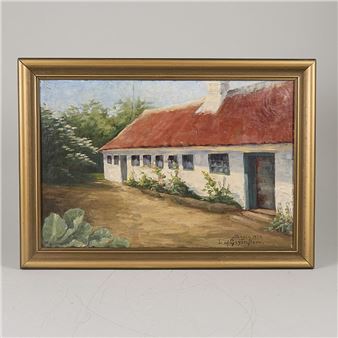 ”Skagen”. Olja på duk - Louise af Geijerstam