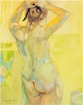 Naked Lady - Alfred Rozelaar Green