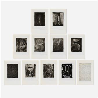 0 Through 9 and Gray Alphabets sample portfolio - Jasper Johns