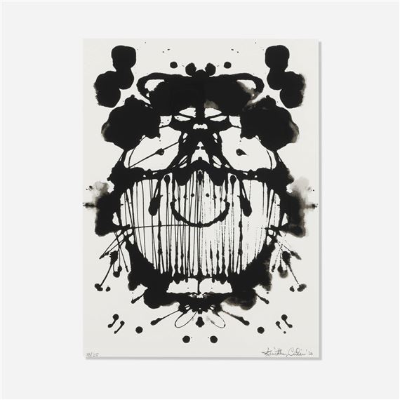 Inkblot Face No. 113 - Timothy Curtis