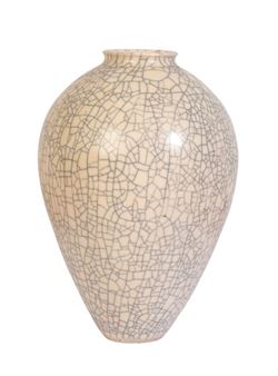 A CRACKLEWARE VASE - Pat Higginbotham