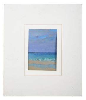 Beach scene with figures - Paul Lewin