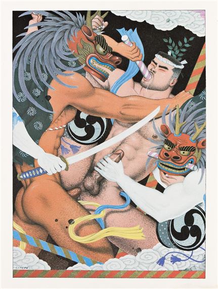 Shishi Odorii II-Lion Dance II by Sadao Hasegawa, 1990