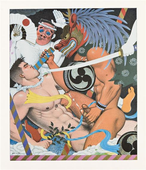 Shishi Odorii III - Lion Dance III by Sadao Hasegawa, 1990