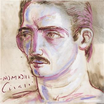 Portrait of a Man's Head - Ricardo Cinalli