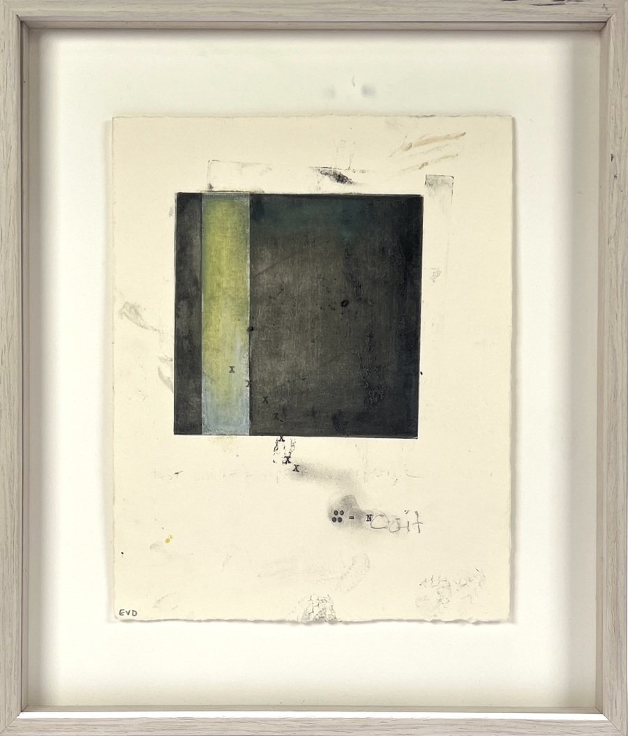 Artwork by Esther van Dijk, Ooit, Made of intaglio monoprint on paper