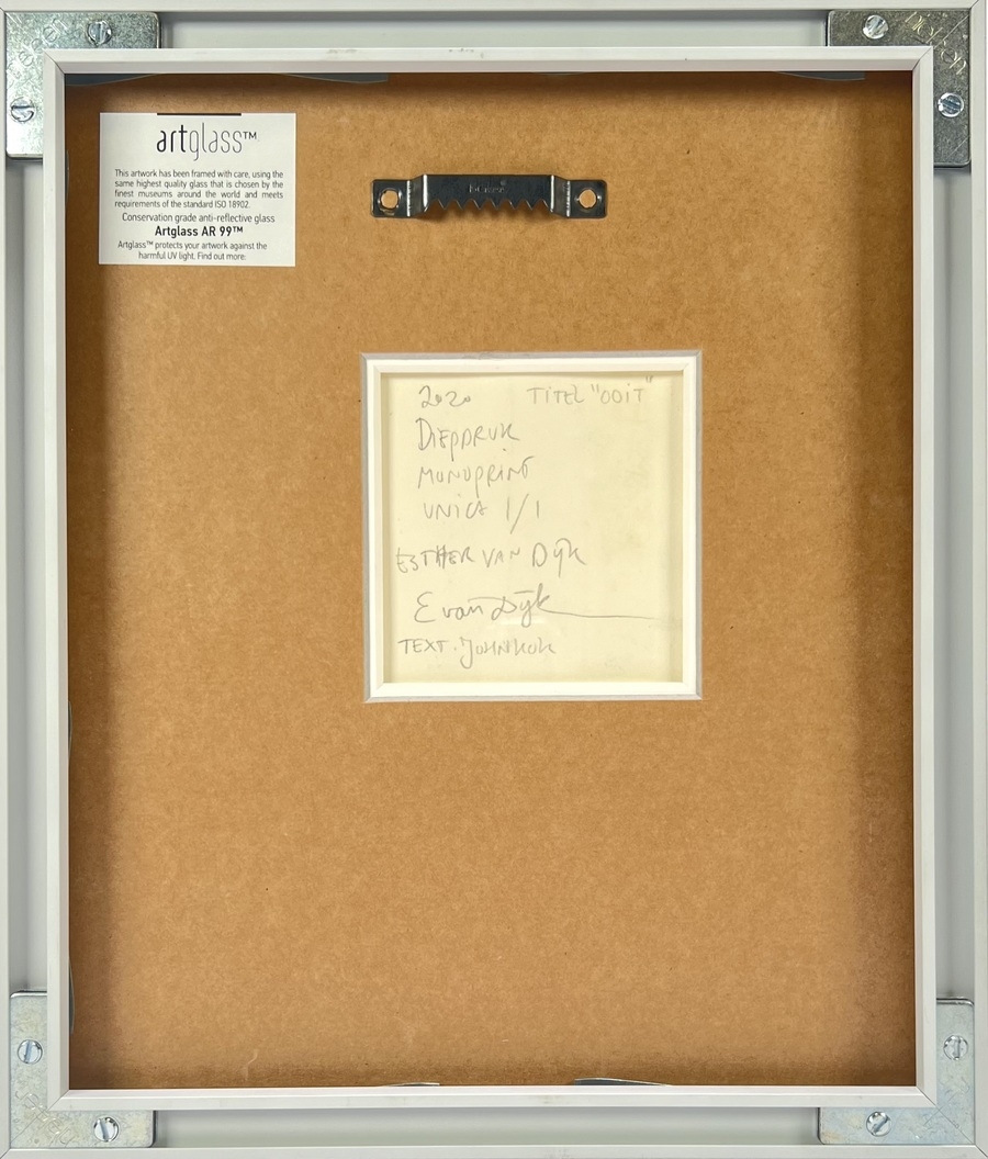 Artwork by Esther van Dijk, Ooit, Made of intaglio monoprint on paper