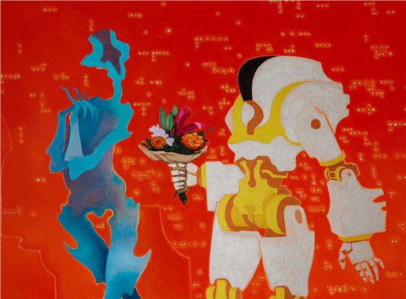 Hortensia Mi Kafchin: Paintings Made for Aliens Above - PPOW (392 Broadway)