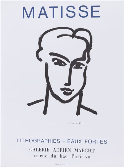 MATISSE litgraphies EAUX FORTESギャラリーポスター La Japonaise: Woman beside the Water, 1905 print by Henri