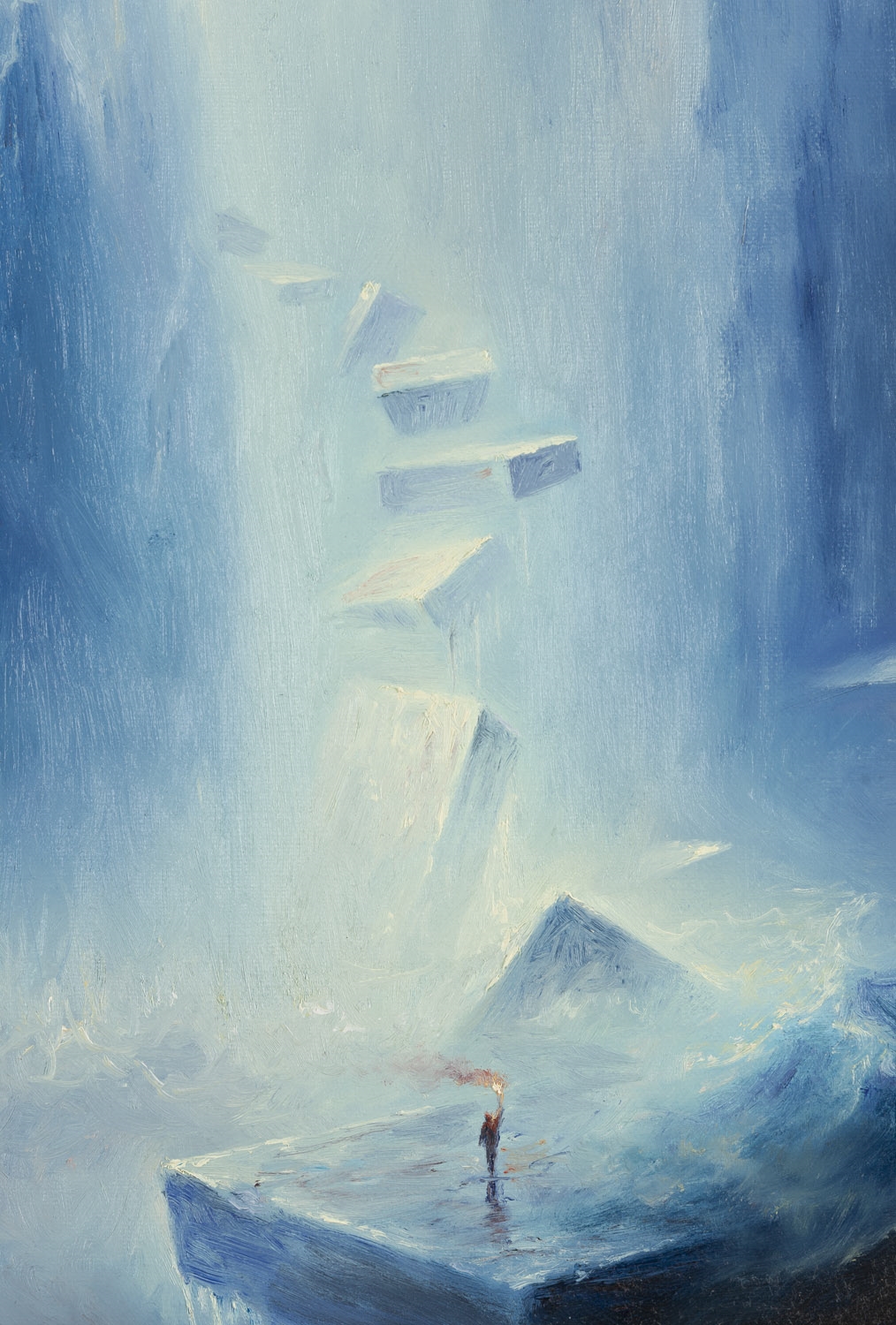 Artwork by Mariusz Lewandowski, Stone Staircase, Made of oil/canvas