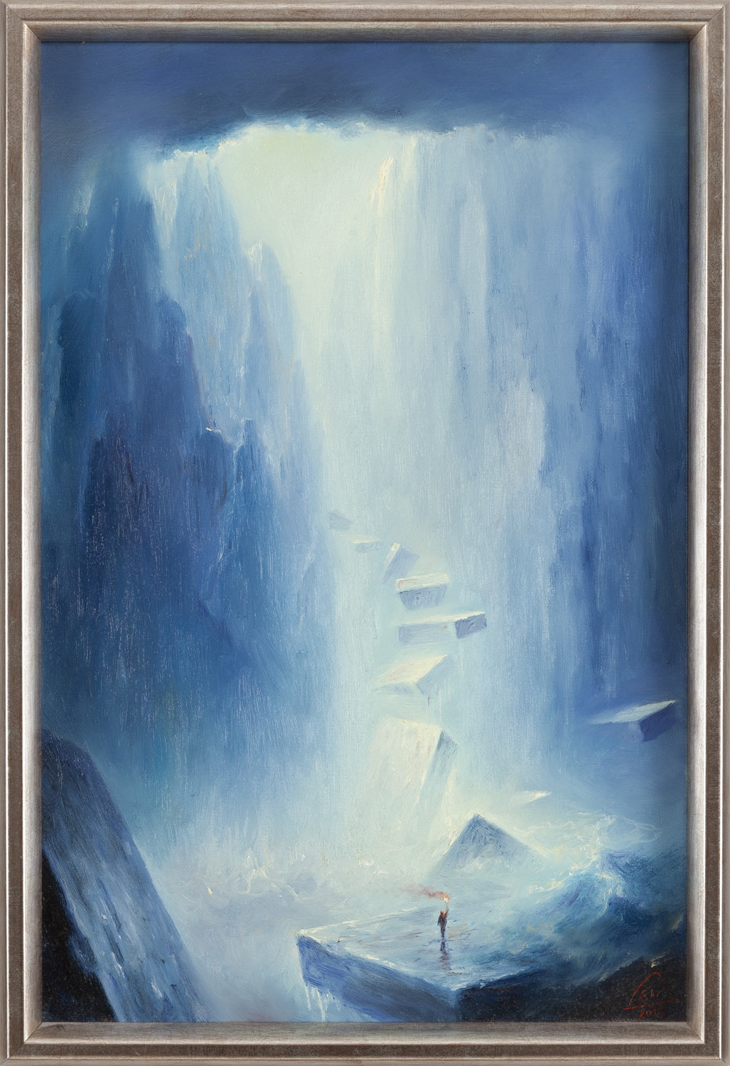 Artwork by Mariusz Lewandowski, Stone Staircase, Made of oil/canvas