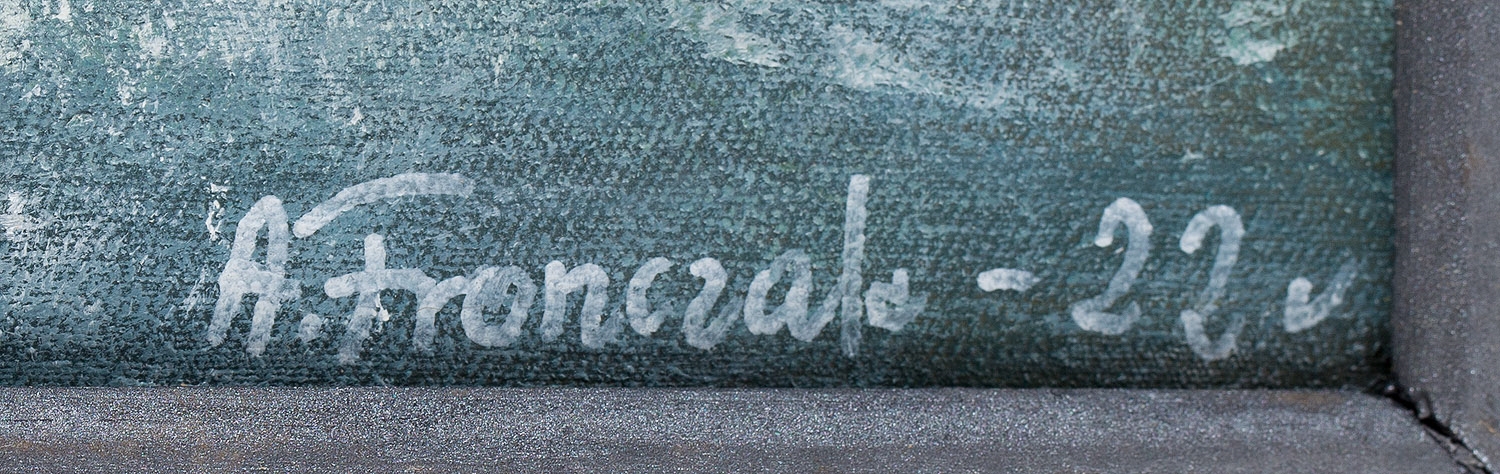 Artwork by Andrzej Fronczak, On a cloud, Made of acrylic/canvas