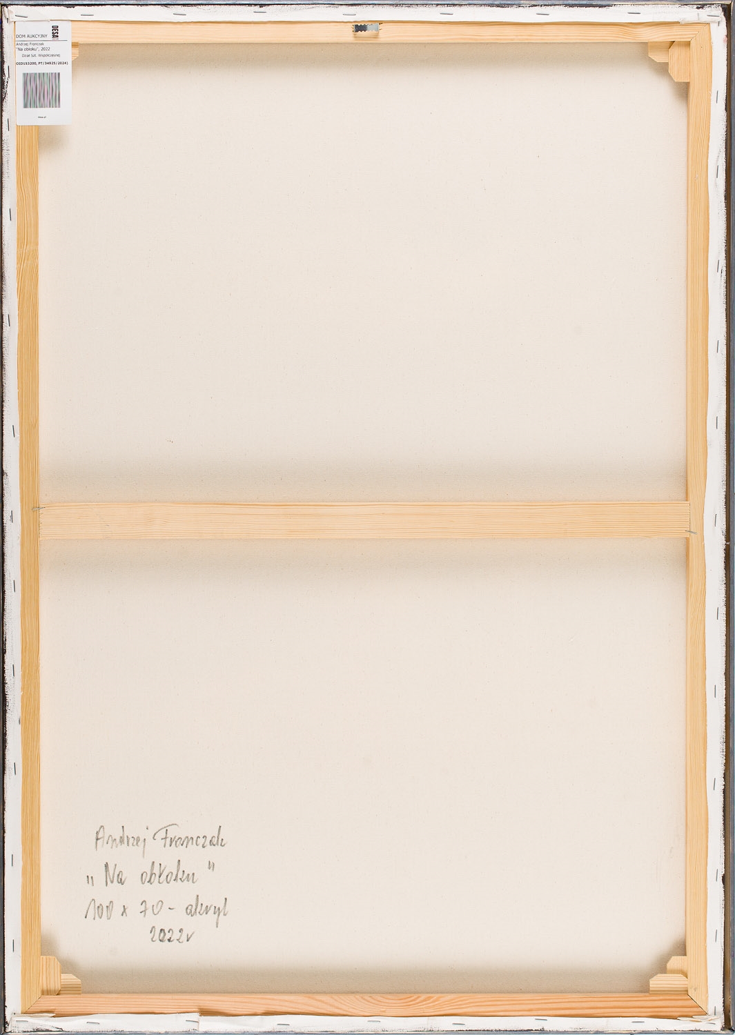 Artwork by Andrzej Fronczak, On a cloud, Made of acrylic/canvas